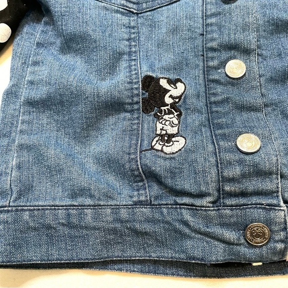 Disney Minnie jean jacket with hood and Minnie ears - Picture 4 of 14